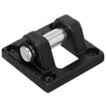 thumbnail image 1 of Uxcell 63x63x32mm Air Cylinder Pneumatic Rod Pivot Clevis Mounting Bracket, Black, 1 of 5