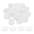 thumbnail image 1 of Uxcell 64Pcs 38mm(1 1/2') White Round Hole Plugs Nylon Plastic Flush Type Hole Plug Insert End Cap for Locking Hole Tube, 1 of 6