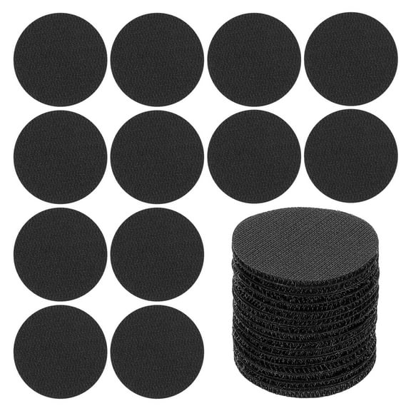 Uxcell 64Pcs Carpet Spots for Classroom, Small Circle Floor Dots Markers for Teacher Supplies, Black