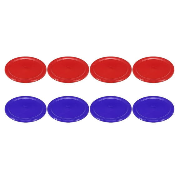 Uxcell 64mm/2.5 Inch Air Hockey Pucks, Air Hockey Heavy Replacement Pucks Accessories, 4Pcs Per Color, 8 Pack