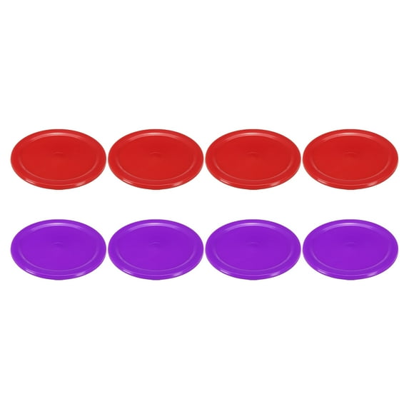 Uxcell 64mm/2.5 Inch Air Hockey Pucks, Air Hockey Heavy Replacement Pucks Accessories 4Pcs Per Color, 8 Pack