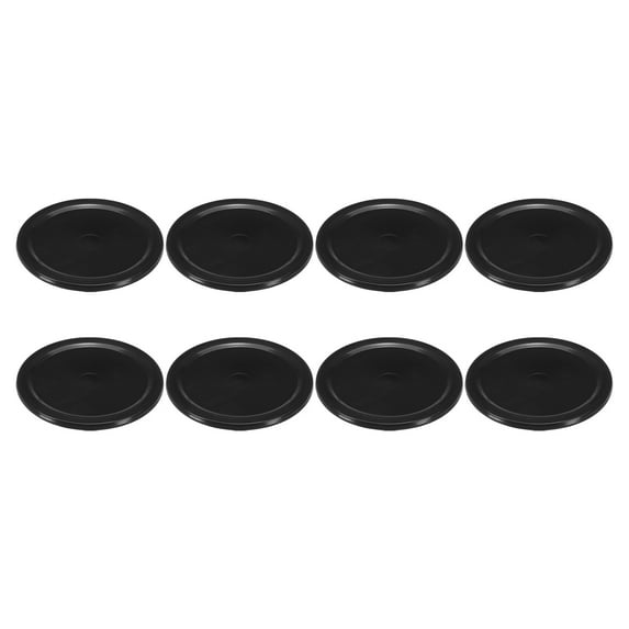 Uxcell 64mm/2.5 Inch Air Hockey Pucks, Air Hockey Heavy Replacement Pucks, Black, 8 Pack