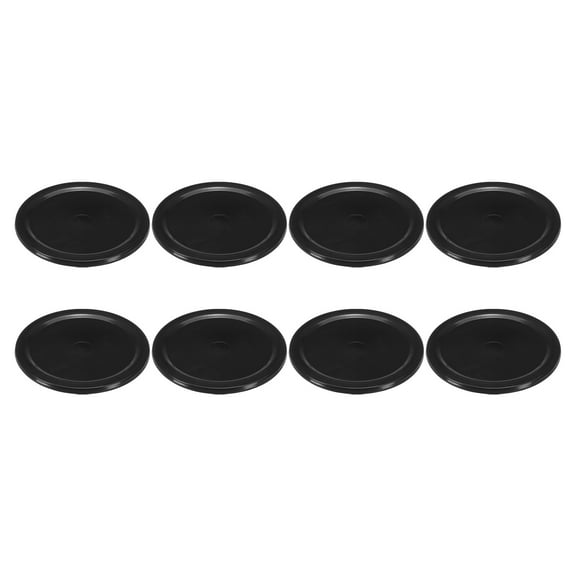 Uxcell 64mm/2.5 Inch Air Hockey Pucks, Air Hockey Heavy Replacement Pucks, Black, 8 Pack