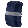 thumbnail image 1 of Uxcell 65-75L Waterproof Backpack Rain Cover with Reflective Strap XL Dark Blue, 1 of 6