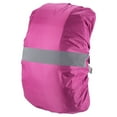 thumbnail image 1 of Uxcell 65-75L Waterproof Backpack Rain Cover with Reflective Strap XL Rose Red, 1 of 6