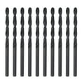 thumbnail image 1 of Uxcell 6542 High Speed Steel Twist Drill Bit, Fully Ground Black Oxide 3.8mm Drill Dia 74mm Total Length 10Pack, 1 of 6