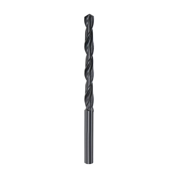 Uxcell 6542 High Speed Steel Twist Drill Bit, Fully Ground Black Oxide 5.6mm Drill Dia 93mm Total Length