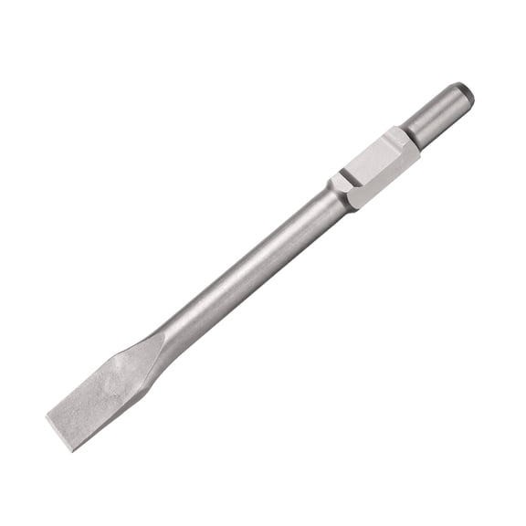 Uxcell 65A Shank Floor Scraper Chisel 15" x 1.2"  Steel Jack Hammer Chisel Bit for Electric Demolition Gardening Landscaping Digging Cutting (Blade Width: 35mm)