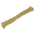 thumbnail image 1 of Uxcell 65Ft 1/4 Inch (6mm) Diamond Braided Polypropylene Rope Suitable for Flagpole Camping Crafting, Khaki, 1 of 6