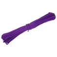 thumbnail image 1 of Uxcell 65Ft 1/4 Inch (6mm) Diamond Braided Polypropylene Rope Suitable for Flagpole Camping Crafting, Purple, 1 of 6