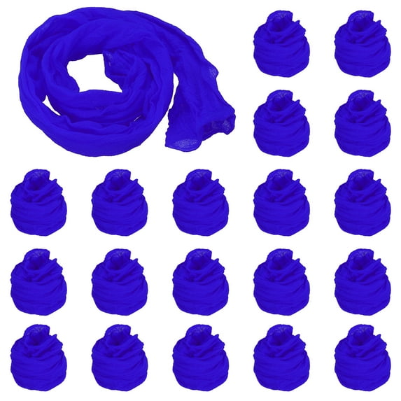 Uxcell 65cm/26" Nylon Stocking Flower Fabric Mesh Flower Stockings for Handmade DIY Crafts Flower Making, Dark Blue, 20 Pack