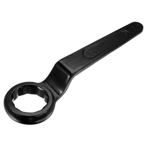 Uxcell 65mm Offset Box End Ring Type Impact Wrench, High Tensile Steel Single Head Wrench Hand Tool