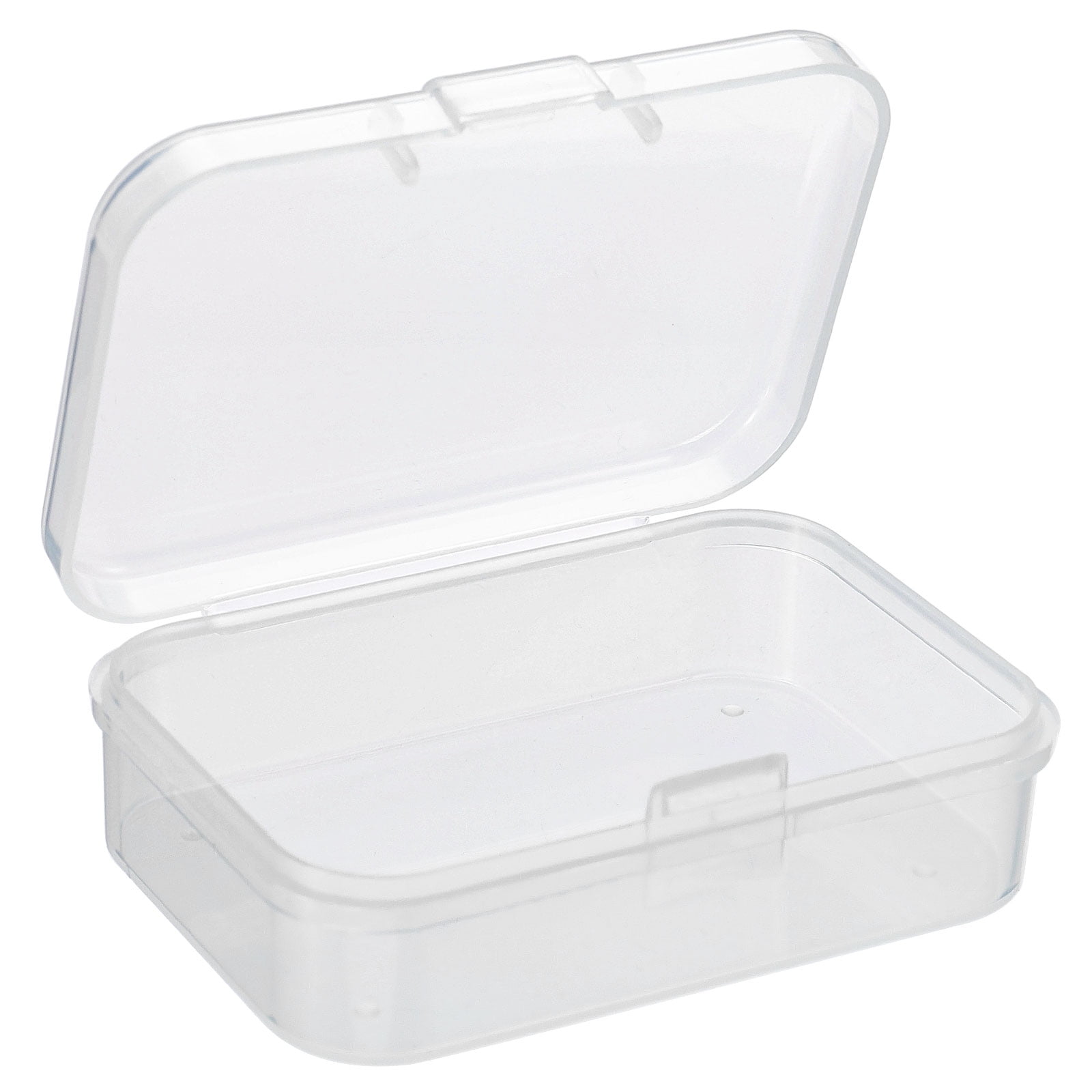 Uxcell 65x45x20mm Plastic Rectangular Clear Storage Container Box with ...