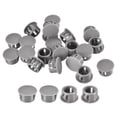 thumbnail image 1 of Uxcell 66Pack 35/64" Plastic Hole Plugs Panel Flush Type Knockout Locking Plugs, Gray, 1 of 5