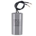 thumbnail image 1 of Uxcell 66x35mm 8uF 450V AC 50/60Hz 2 Wires Cylinder CBB60 Run Capacitor, 1 of 6