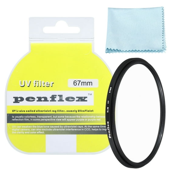 Uxcell 67mm UV Filter, 1 PCS Protection Filter Camera Lens Filter Aluminum Optical for 67mm Camera Lens Filter