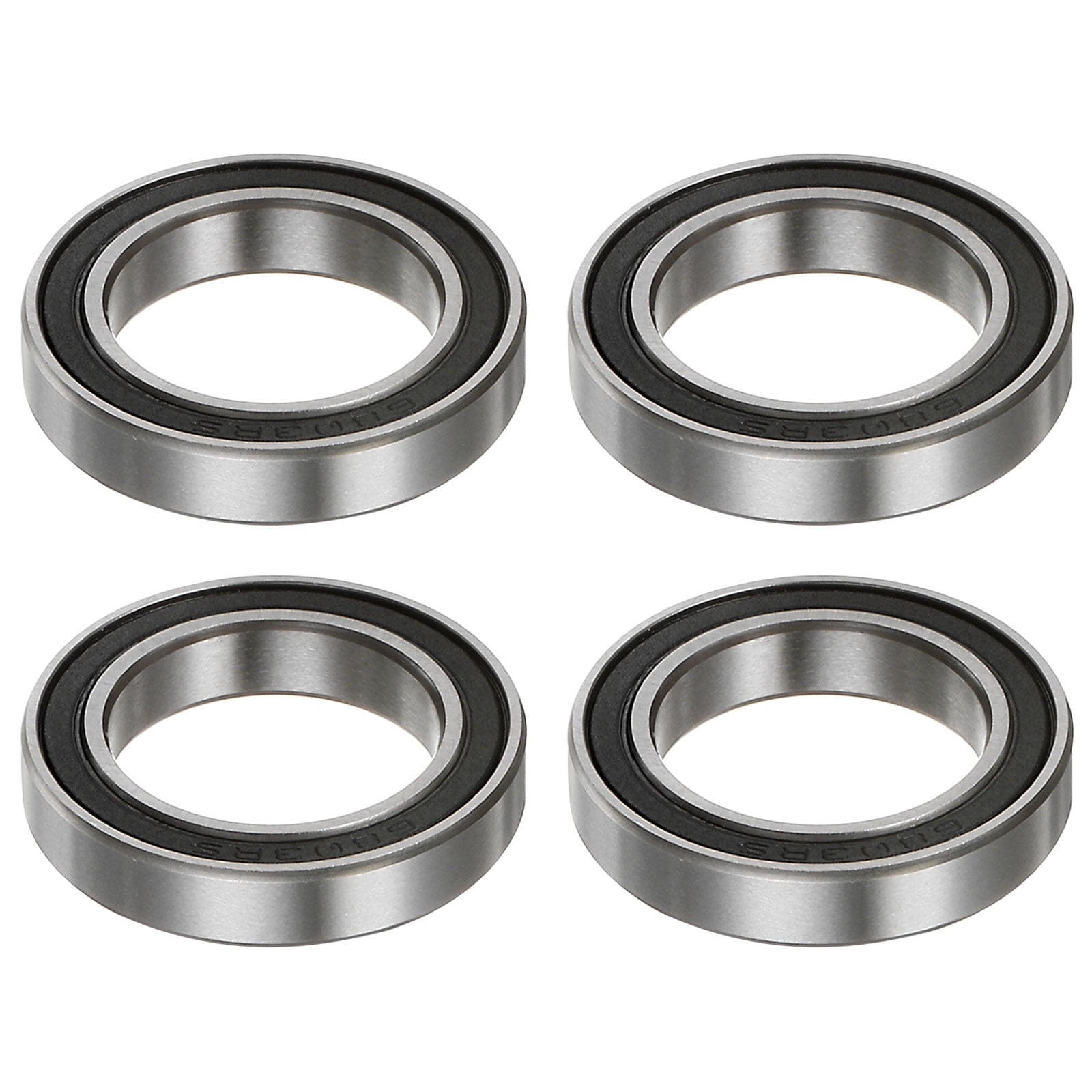 Uxcell 6803-2RS Ball Bearings 17mmx26mmx5mm Chrome Steel Double