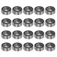 thumbnail image 1 of Uxcell 687-2RS Ball Bearings 7mmx14mmx5mm Chrome Steel Double Sealed 20 Pack, 1 of 6