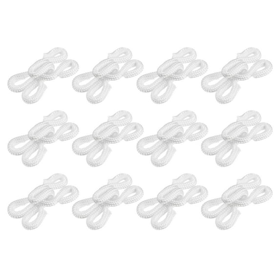 Uxcell 68pcs Iron Sewing Hooks and Eye Closures 23 mm Long for Bra Clothing Trousers Skirt Sewing DIY Craft, White