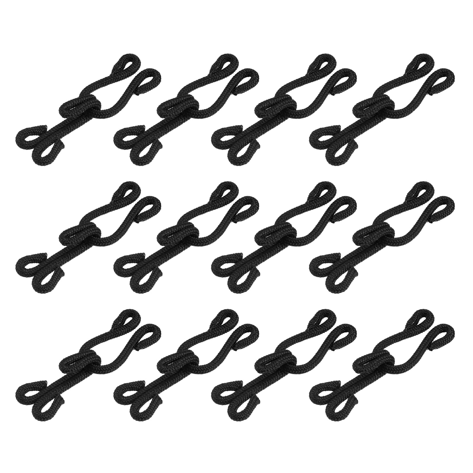 Uxcell 68pcs Iron Sewing Hooks and Eye Closures 38 mm Long for Bra
