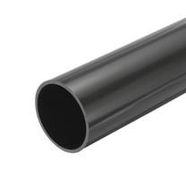 Uxcell Rigid Round Pipe Dark Grey High Impact for Water Pipe 2.73 x 2.99"
