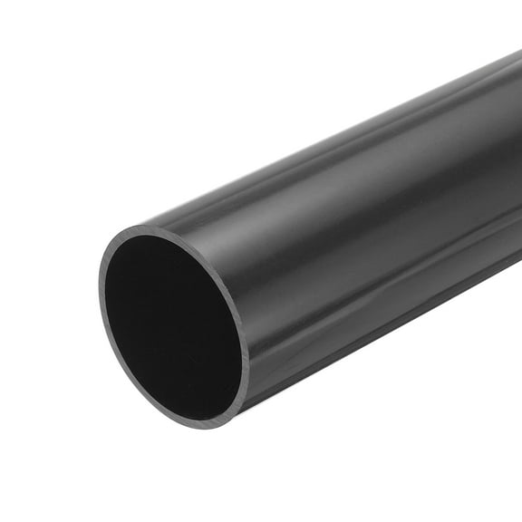 Uxcell Rigid Round Pipe Dark Grey High Impact for Water Pipe 2.73 x 2.99"