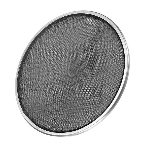 Uxcell 6Inch Mesh Drum Head Black Double Layer Mesh Shape Silent Mute Drum Skin Drum