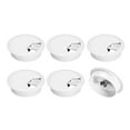 thumbnail image 1 of Uxcell 6Pack 2 Inch Cable Hole Cover ABS Office Desk Cable Wire Cord Grommet, White, 1 of 6