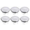 thumbnail image 1 of Uxcell 6Pack 23.5mm Sink Trim Overflow Cover Ring Double Layer Hole Insert in Cap, 1 of 5