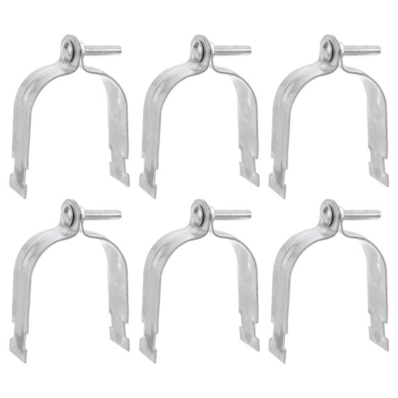 Uxcell 6Pack 3" EMT Strut Clamps Steel with Bolt Nut for Rigid Conduit ...