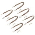 thumbnail image 1 of Uxcell 6Pack 58cm/23" Curtain Tiebacks Braided Drapery Holdback Holder, Khaki, 1 of 6