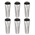 thumbnail image 1 of Uxcell 6Pack Caulking Nozzles, 12mm Width Stainless Steel Reusable Caulk Nozzle Tool, 1 of 5