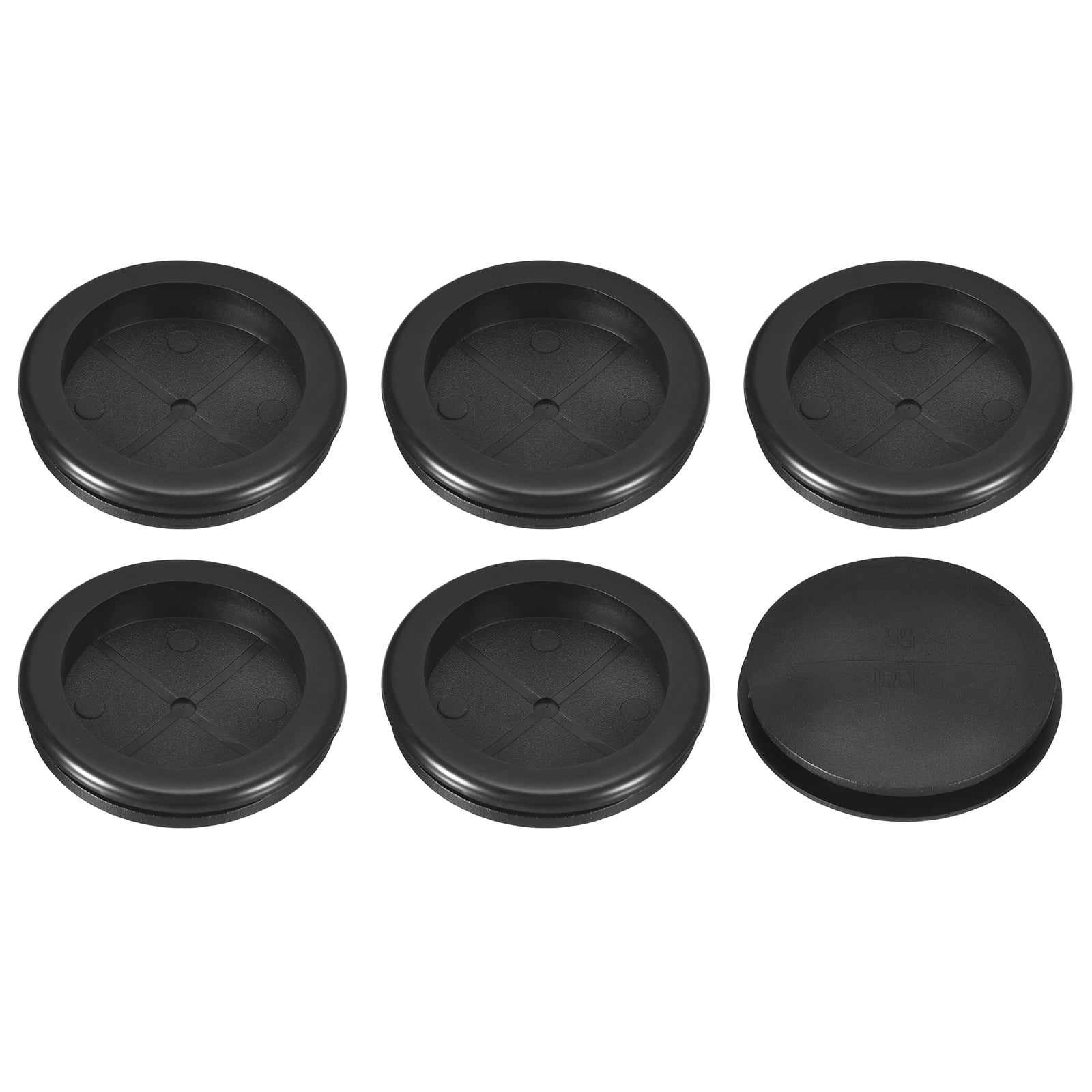 Uxcell 2Pcs Rubber Groets 1-1/2"(38) Drill Hole, 1-1/8"(28) ID