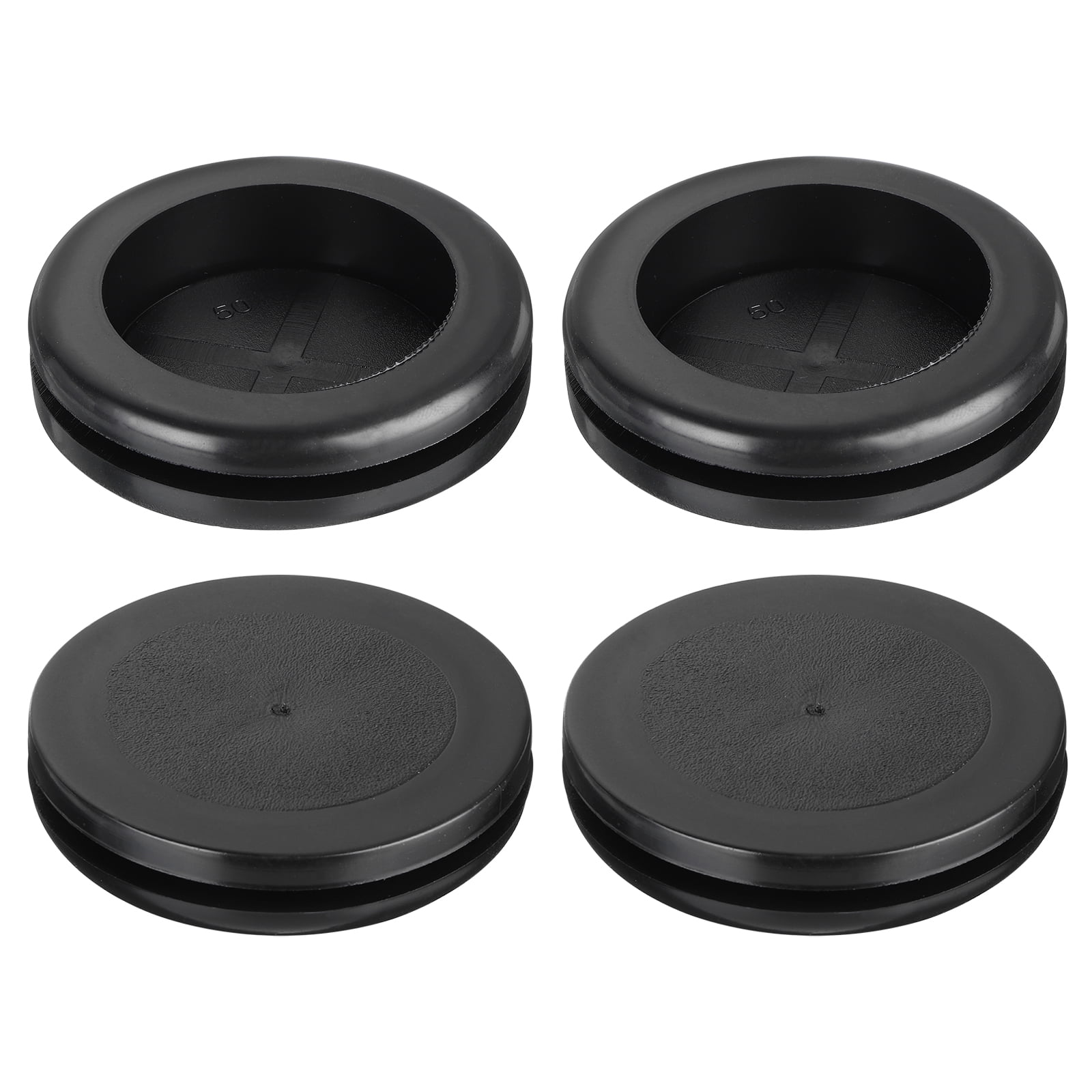 Uxcell 2Pcs Rubber Groets 1-1/2"(38) Drill Hole, 1-1/8"(28) ID