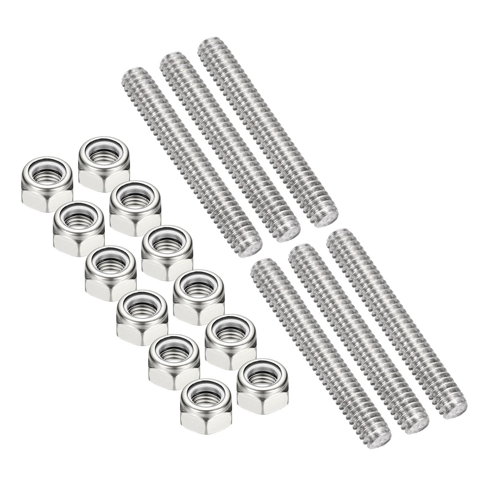 Rod Guide Nut Uxcell 6Pcs 1/4