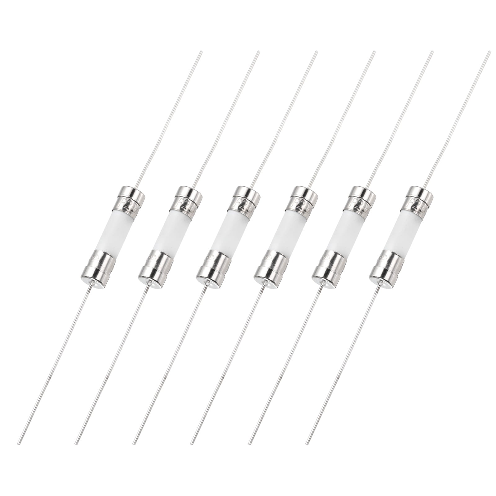 Fuze String Uxcell 6Pcs 250V 20A Fast Blow Fuse, 5 x 20mm Mini Axial Ceramic Fuses ...