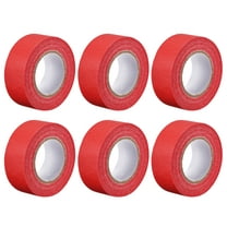 LICHAMP 10 Pack Red Painters Tape 1 Inch, Medium Adhesive Red Masking Tape  Bulk