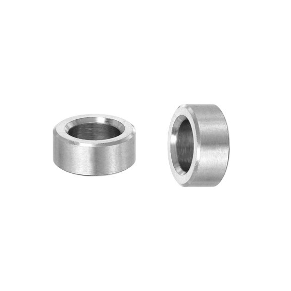 Uxcell 6Pcs 304 Stainless Steel Standoff Spacer 10x16x6mm for M10 Bolt/(IDxODxH) Column Spacer Unthreaded Standoff Screw Bright Finish for Outdoor DIY Electronics Industrial Mechanical Silver