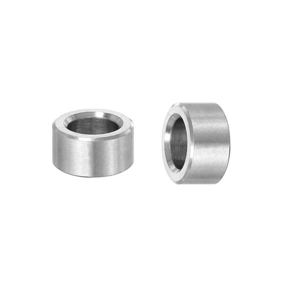Uxcell 6Pcs 304 Stainless Steel Standoff Spacer 10x16x8mm for M10 Bolt/(IDxODxH) Column Spacer Unthreaded Standoff Screw Bright Finish for Outdoor DIY Electronics Industrial Mechanical Silver