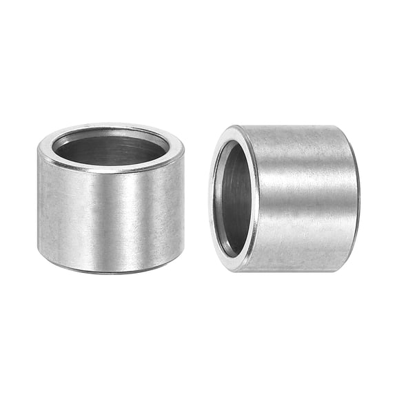 Uxcell 6Pcs 304 Stainless Steel Standoff Spacer 12x14x12mm for M12 Bolt/(IDxODxH) Column Spacer Unthreaded Standoff Screw Bright Finish for Outdoor DIY Electronics Industrial Mechanical Silver