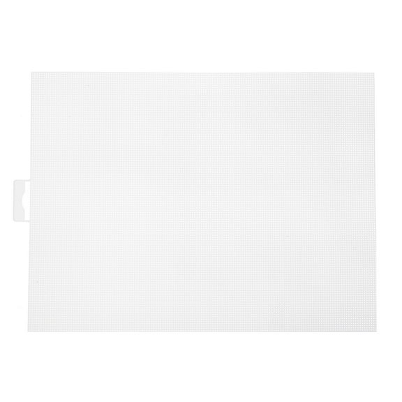 Uxcell 6Pcs 8"x11" Plastic Mesh Canvas Sheet 6 Count Needlepoint Blank Canvas for Embroidery, Beige