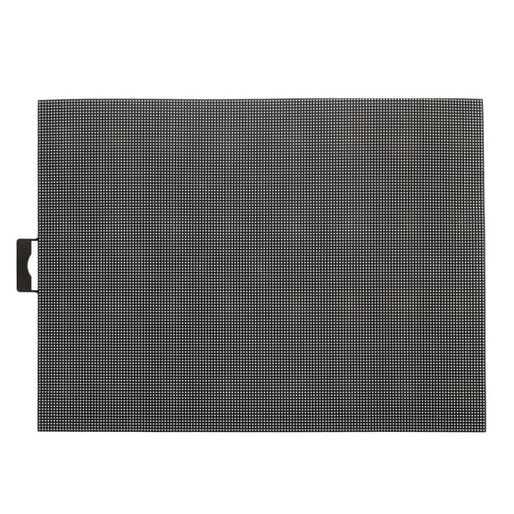 Uxcell 6Pcs 8"x11" Plastic Mesh Canvas Sheet 6 Count Needlepoint Blank Canvas for Embroidery, Black