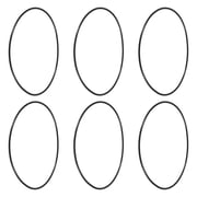Uxcell 6Pcs AS-160 Nitrile Rubber O-Rings, 5-1/4" ID, 5-7/16" OD, 3/32" Width Round Seal Rings Gasket for Automotive Machine Faucet Seal Repair Plumbing Compressor, 70 Durometer, Black