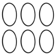 Uxcell 6Pcs AS-232 Nitrile Rubber O-Rings, 2-3/4" ID, 3" OD, 1/8" Width Round Seal Rings Gasket for Automotive Machine Faucet Seal Repair Plumbing Compressor, 70 Durometer, Black