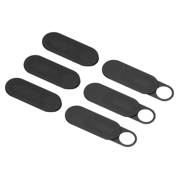 Uxcell 6Pcs Computer Camera Cover Slide, (0.039" Thickness, Black), Ultra-Thin Laptop Camera Blocker Protecting Privacy and Security for Various Tablet/Desktop/Smartphone/PC Accessory