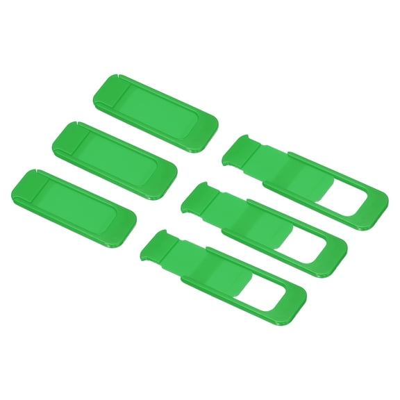 Uxcell 6Pcs Computer Camera Cover Slide, (0.079" Thickness, Green), Ultra-Thin Laptop Camera Blocker Protecting Privacy and Security for Various Tablet/Desktop/Smartphone/PC Accessories