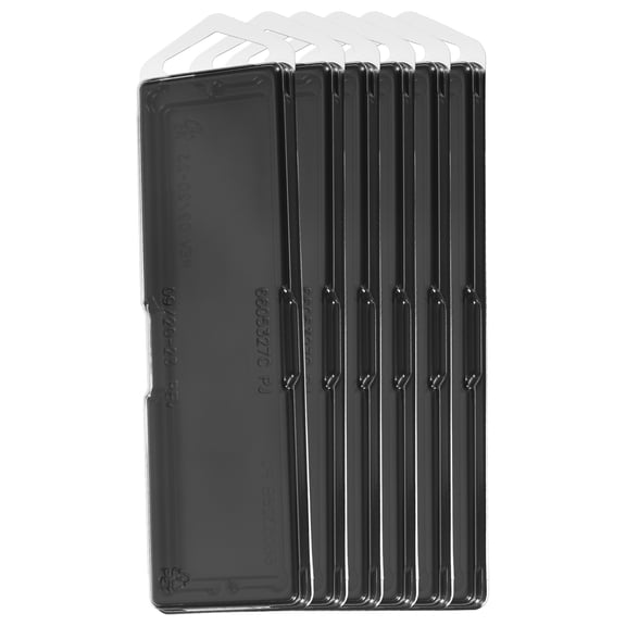 Uxcell 6Pcs DDR3/DDR4/DDR5 Memory RAM Module Case - Plastic Clamshell Antistatic Tray Transparent Packaging Container for Desktop Laptop
