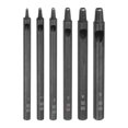 thumbnail image 1 of Uxcell 6Pcs Leather Hollow Hole Punch Set 1-5mm Straight Round Belt Puncher for Leather Belt Watch Band Strap Handbag, 1 of 6
