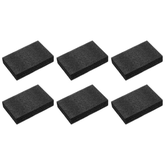 Uxcell 6Pcs Needle Felting Pad Foam Sponge Blocks Black 5.9x3.9x1.2in/High Density Felting Mat Foam Pads for DIY Felt Crafts Hand Embroidery Crochet Knitting Projects
