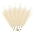 thumbnail image 1 of Uxcell 6Pcs Pampas Grass,17.7" Fake Pampas Grass for Home Decor,Wedding Decoration,Champagne, 1 of 6